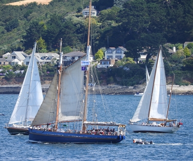 Image forVeteran crew arrive in Falmouth after two month, 2,000 mile epic journey around the UK coast